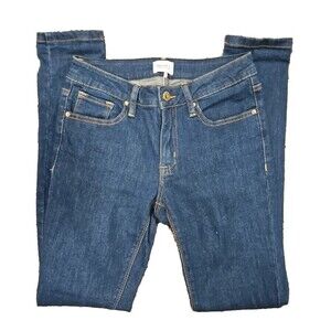 Special A Jeans Women Size 3 Blue Jeans Ankle Medium Wash Low Rise Straight Leg